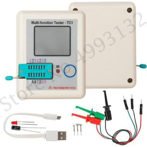 LCR-TC Transistor Tester Finished Product Full Color Screen Graphic Display