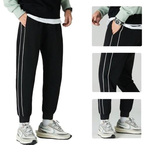 Fashion mens hip-hop trendy casual pants outdoor sports pants Korean version of all-match trousers