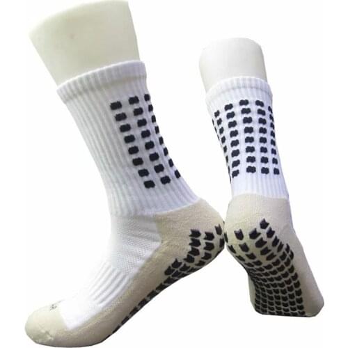 Adult Socks Rubber Particles Non-Slip Elastic Football Socks High-Top Mens Training Football Running Basketball Socks