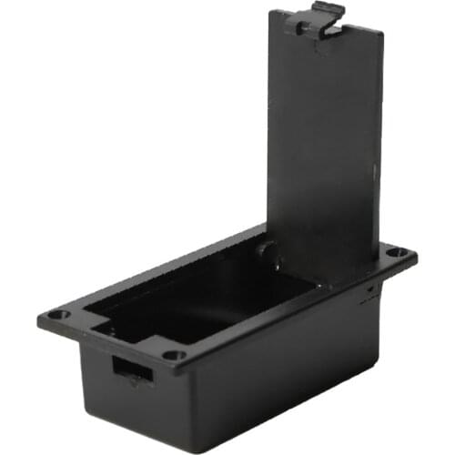 9V Battery Plastic Holder Case Compartment Cover Box For Electric Guitar Bass