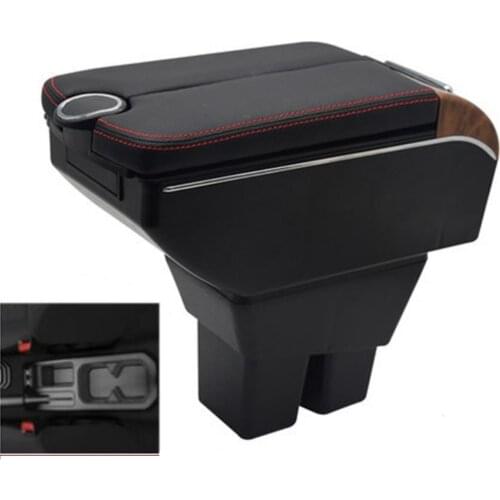 For jimny Armrest Box Double doors open USB interface Centre Console Storage Box Arm Rest Car accessories armrests