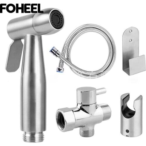 FOHEEL bidet faucet shower hand toilet bidet sprayer set kit solid douche anal sprayer hygienic bidet