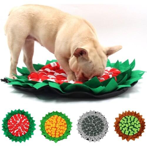 Dog Snuffle Mat Lick Pad Dog Slow Eat Bowl Training Foraging Fun to Use Design Durable and Machine Washable Cat Dog Feeding Mat