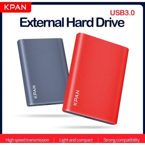 KPAN 2.5" External Hard Disk Drive 320GB 500GB 750GB Storage Device USB 3.0 High Disco HDD for PC/Laptop/Mac/PS4/Xbox