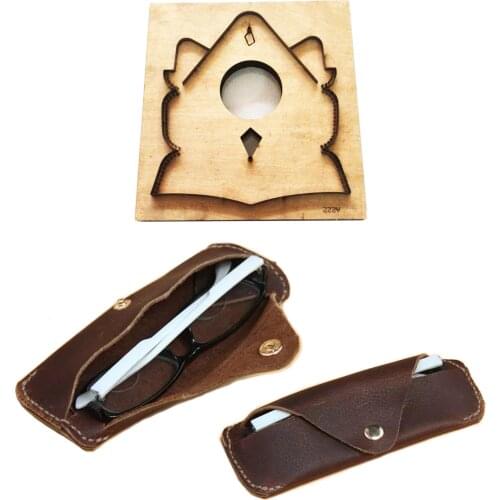 Japan Steel Blade Rule Die Cutter for Leather Glasses Case Sunglass and Reading Glasses Case Diy Leather Template Crafts