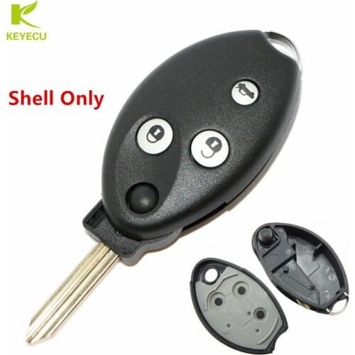 KEYECU Replacement Remote Key Shell Case 3 Button For Citroen C5 /C5 I Break/ Xsara Break 1997-2005 (No Logo)