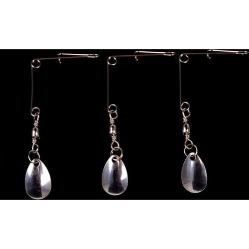 10Pcs 0.8g Spinner Fishing Lure Bait Spoon Bass Minnow Crank Lures Tackle