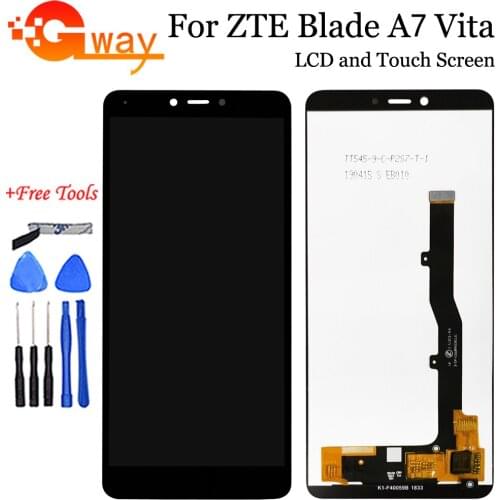 100% Tested 5.45" For ZTE Blade A7 Vita LCD Display + Touch Screen Digitizer Assembly For ZTE Blade A4 A0722 Spare Parts +Tools