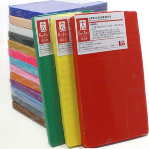 250g professional soft clay polymer clay pottery 24-color DIY carving pottery clay baby color clay pottery tools