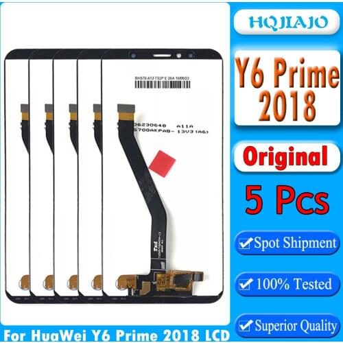 3/5/10pcs Original For Huawei Y6 2018 ATU-L11 ATU-L21 ATU-L22 For Y6 Prime 2018 LCD DIsplay Touch Screen Digitizer Assembly