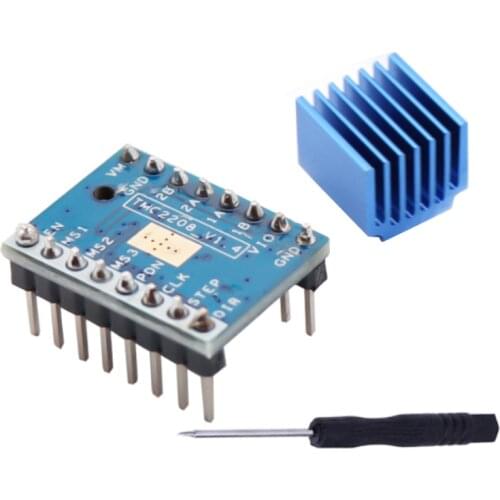 5pcs Stepstick Mute TMC2208 V4.1 Stepper Motor silent Driver upgrade for MKS GEN Ramps 1.4/1.5/1.6 3D Printer Controller parts