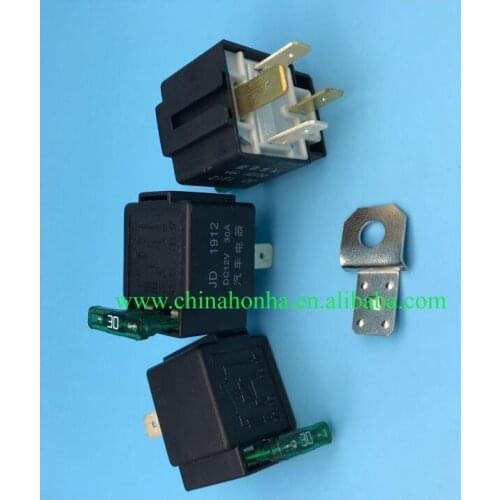 Free shipping 12V 30/40 A Amp 4 Pin 4P Relay Automotive Harness Car Automation Fuse Relays Socket --M25