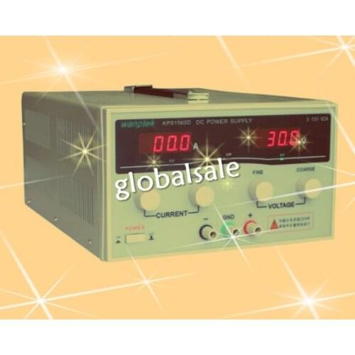 FREE SHIPPING KPS1560D 15V 60A digital adjustable DC Power Supply 900W High power Switch DC power supply 110/220V 0.1V 0.1A