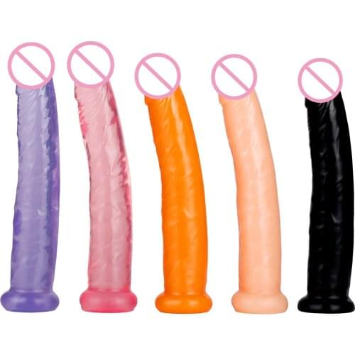 Erotic Bullet Big Realistic Dildo Anal Butt Plug Strap On Big Penis Suction Cup No Vibrator Toys For Adult Sex Toys For Woman