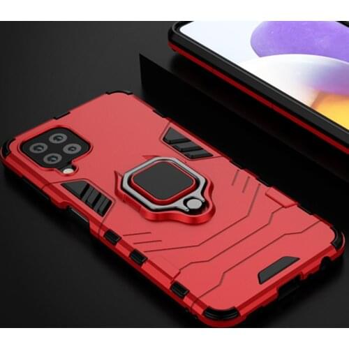 For Samsung M32 Case Luxury Armor Magentic Ring Car Holder Cover For Samsung Galaxy M32 Cases for Galaxy M 32 M325 SM-M325F Capa