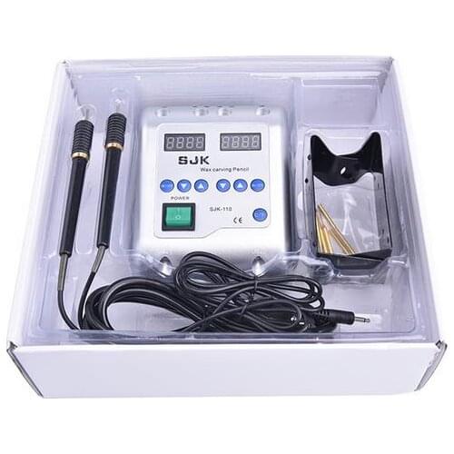 Double laptop wax knife Dental wax mechanic electric knife Korean double pen electric knife SJK wax carving wax knife