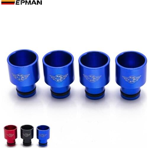 EPMAN 4PCS Fuel Injector Spacer Adapter Top Hats Extender Fit For Honda Civic B16 B18 D16Z EPADB16