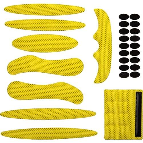 Helmet Padding Kit 27Pcs Bicycle Replacement Universal Foam Pads Set Liner Mats for Bike Motorcycle Cycling Helmet