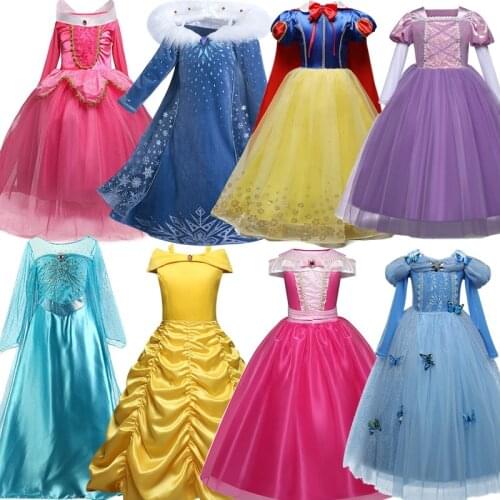 Fanny Cosplay White Girls Dress Halloween Kids Costume Child Children Clothing Infant Kids Holiday Dress Vestido
