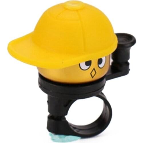 Cute Cartoon Little Hat Bike Bell Children Balance Car Bicycle Hand Press Small Bells Easy Operation Sports Bicycle