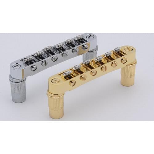 1 Set Roller Saddle Tune-O-Matic Electric Guitar Bridge For Epi LP SG