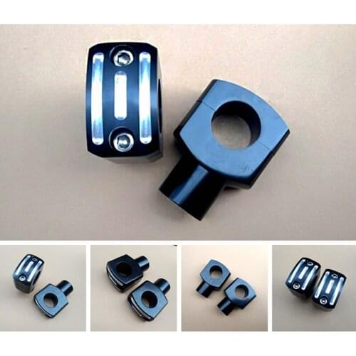 Motorcycle Black 1" 25mm HandleBar Risers For Honda Shadow Kawasaki Vulcan Suzuki Boulevard Yamaha Road Star V Star ATV Custom