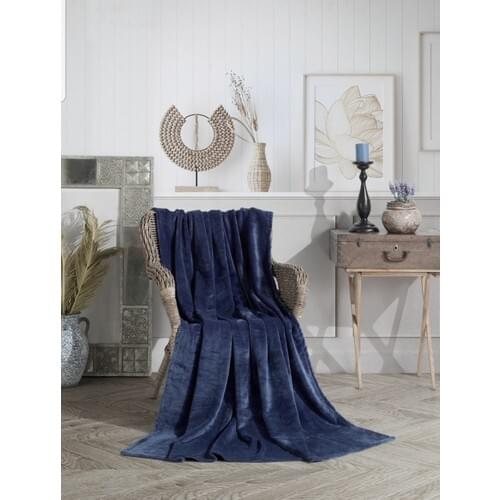 Rucheteks Single Sofa Blanket 160 X200 Royal