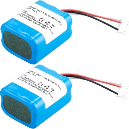 3.0Ah Rechargeable Battery For iRobot Roomba Braava 380 380T Mint 5200c Ni-MH 3000mAh batteries