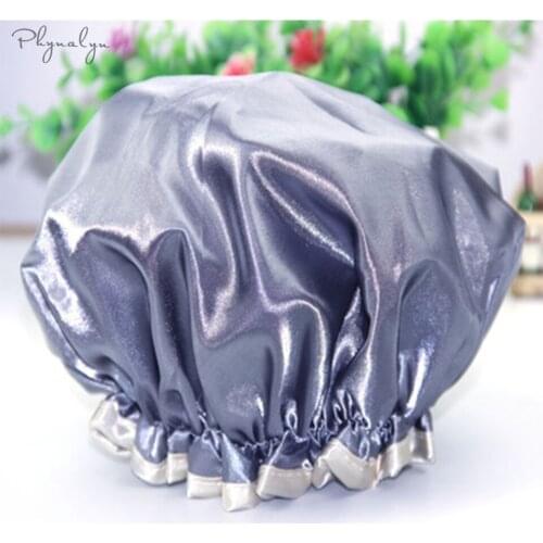 Phynalyn Hair Bonnet 1pc Hair Care Satin Bonnet Women Sleeping Hat Unisex Bath Hair Care Bonnet