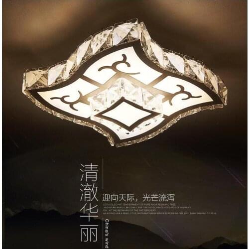 Modern crystal led Chandelier 12W LED Chandelier lighting living room bedroom led lamps bright energy saving led lustre lamps Z5