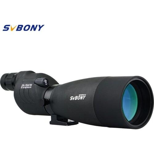 SVBONY SV17 Spotting Scope 25-75x70mm Zoom Telescope Waterproof High Definition Birdwatching Archery Hunting Shooting F9326A