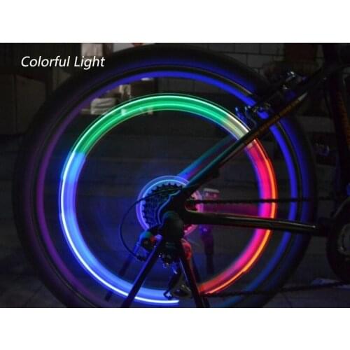 Bicycle Lights Wheel Tire Valves Bike Light Cycling Riding Sport Spoke Safety Warning Lamp Front lights Taillight