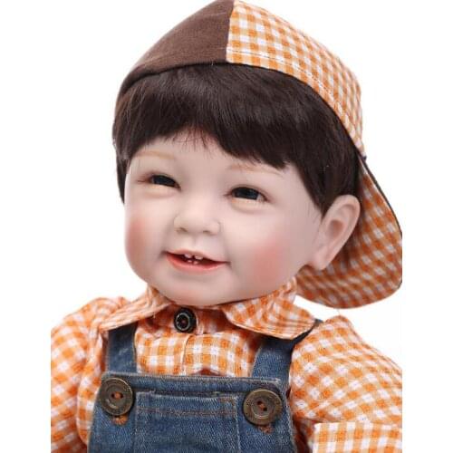 22 inch 55 cm reborn babies vinyl dolls Silicone Reborn Baby Dolls Lifelike Newborn Baby Gift Juguetes Babies Toy Real Kids