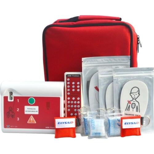 XFT-120C AED Trainer Device For First Aid CPR Training Emergency Rescue Teaching Tools In Spanish With Electrode Pads
