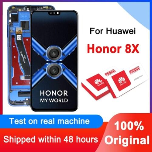 100% Original 6.5'' Display Replacement For Huawei Honor 8X LCD Touch Screen Digitizer Assembly For Honor View 10 Lite LCD Panel