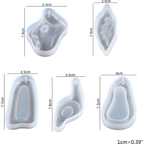 13ME Retro Crystal Epoxy Silicone Mold Listing Jewelry Making Decoration Silicone Molds Set Resin Supplies Christmas Ornament