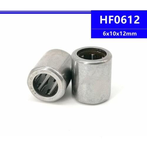 20pcs/100pcs HF0612 6x10x12mm One Way Cluth Needle Roller Bearing 6*10*12mm Single Way Roller Bearing