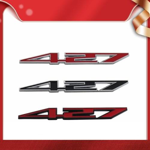 3D Premium 427 for Silverado Corvette Z06-C6 Impala car Engine Hood Fender trunk Tail Rear Nameplate Decal Emblem Badge Sticker