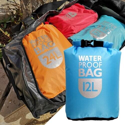 Outdoor 6L12L Dry Fishing Boat Boat Pump Pvc BoatBoat AccessoriesWaterproof Sack Bag Swimming Rafting Kayak Boating Storage Bag