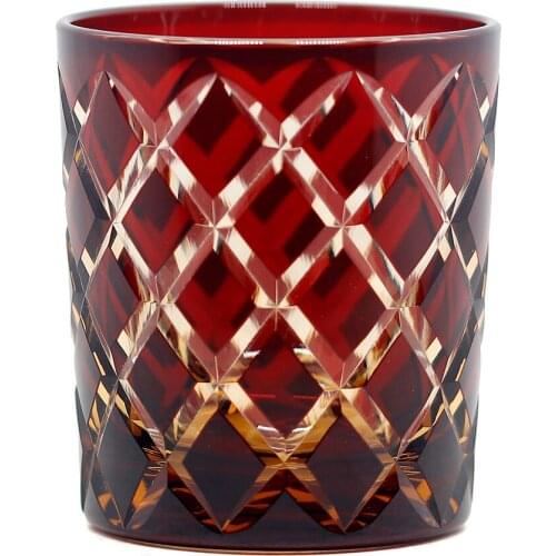 Free Shipping Mouth Blown-Hand cut-Crystal Glass-Double Old Fashioned-Whiskey Tumbler Wine Cup With Gitf box Package