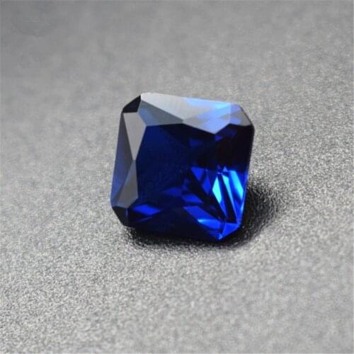 Brilliant Blue Spinel Square Faceted Gemstone Radiant Cut Blue Spinel Gem Multiple Sizes to Choose GL23