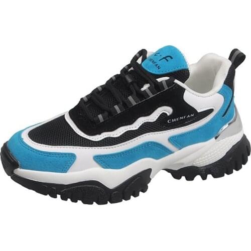 JINJIN-79-2020 Hot lato kobiety trampki wulkanizacji oddychająca kolor tęczy mody przypadkowi wysokość zwiększenie kobiet Chunk