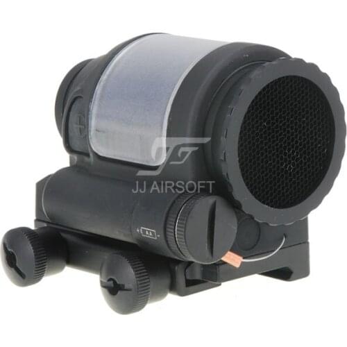 JJ Airsoft SRS Style 1x38 Red Dot with Killflash / Kill Flash (Solar cell assisted) (Black/Tan)
