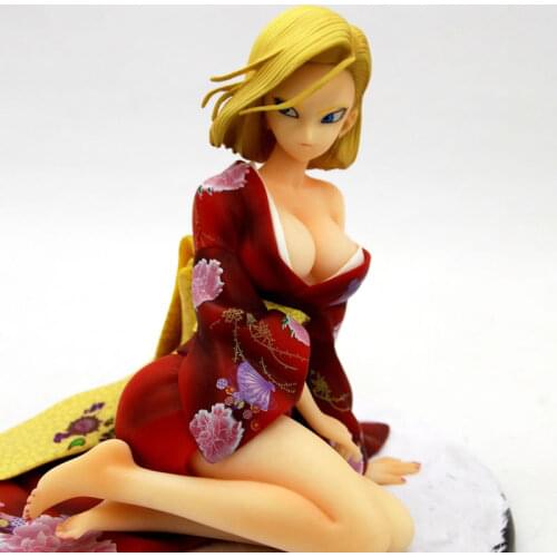 1/6 Scale DBZ Android 18 Kimono Ver. Resin GK model Collection anime action figure