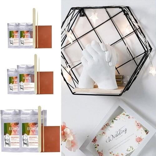 Klonen Poeder Model DIY Gift Hand Schimmel Poeder 3D Gips Mode Hand Mother Souvenir Paar Day 'S Versieren Modder Gift Poede S4E0