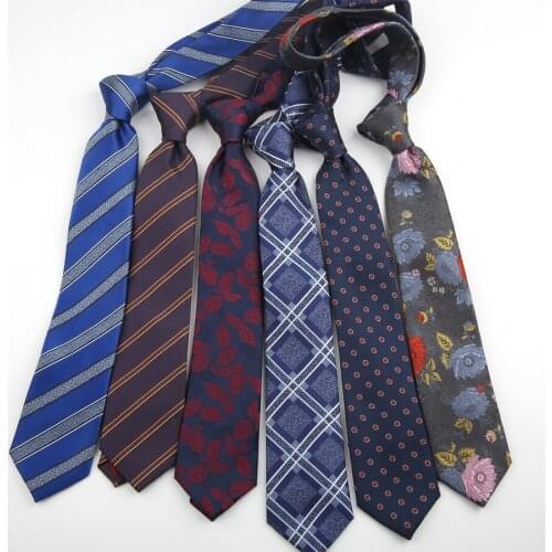 Linbaiway 7cm Polyester Ties for Men Wedding Dress Striped Gravata Skinny Slim Necktie Accessory Gift Custom Logo