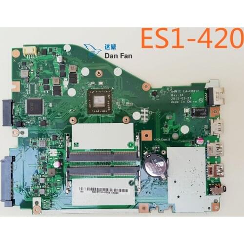For ACER ES1-420 ES1-421 Laptop Motherboard A4W1E LA-C801P Mainboard 100%tested fully work