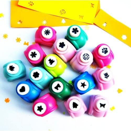 Mini Lovely Fashion Flower Embossing Machine Student Gift DIY Paper Cutter Cortador De Papel Hole Punch Scrapbooking Furador Eva