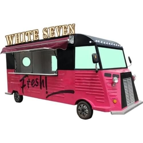 Mobile Electric Snack Ice Cream Truck for Sale Street Kitchen Food Cart support Customization