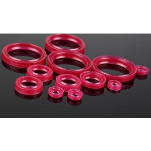 NEM PET imported red polyurethane PU cylinder piston rod dust-proof seal ring thin